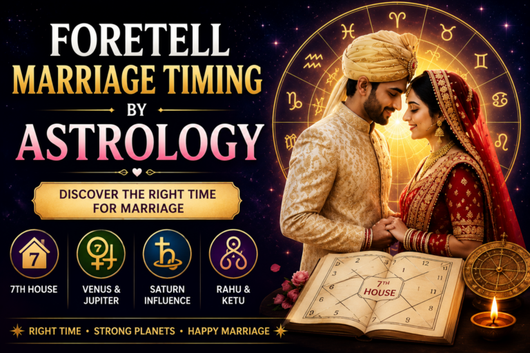 How to Foretell Marriage Timing by Astrology