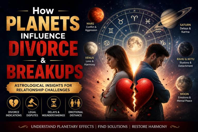 How Planets Influence Divorce and Breakups