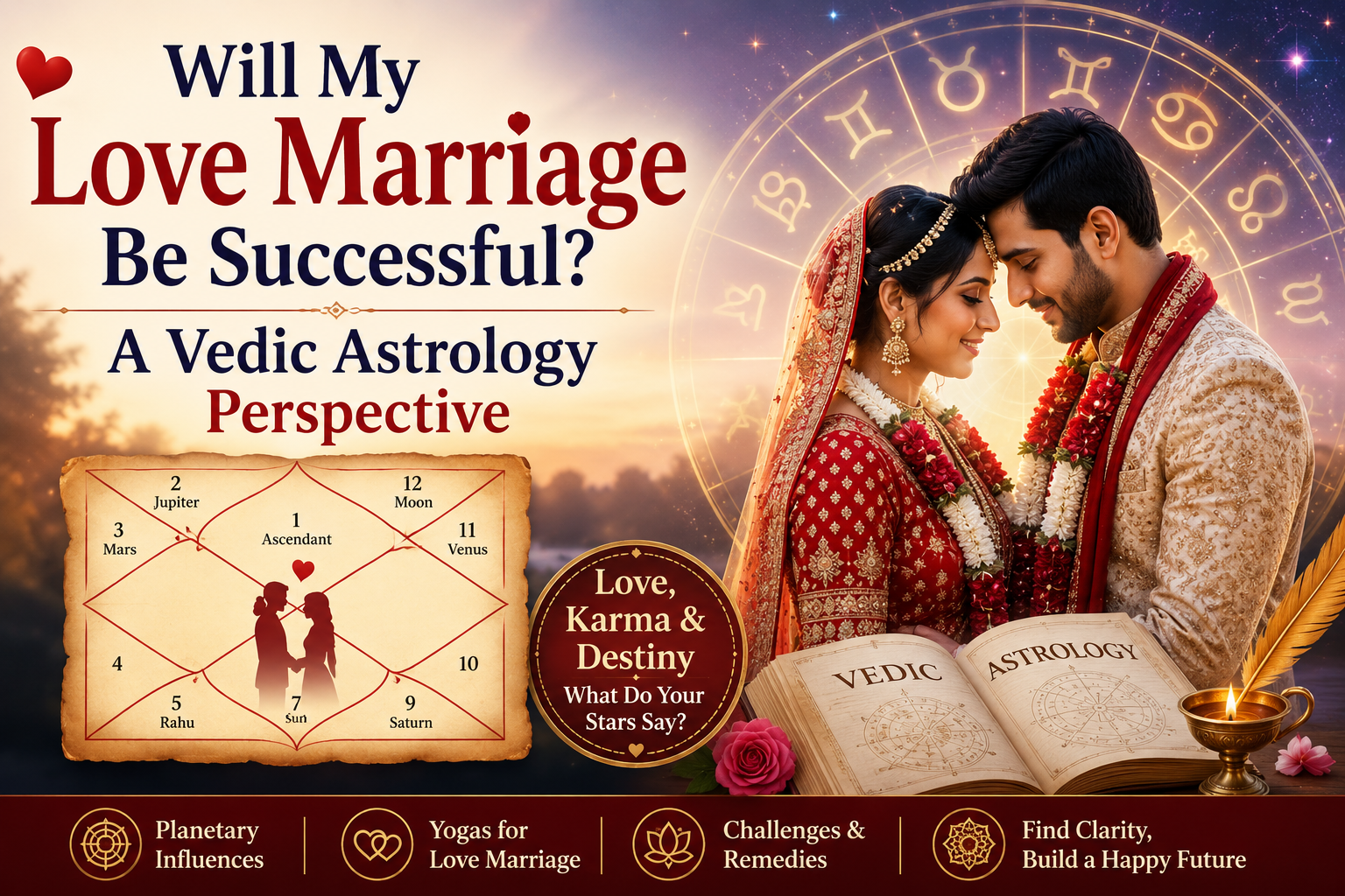 Will My Love Marriage Be Successful? A Vedic Astrology Perspective