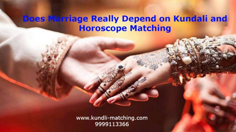 Does Marriage Really Depend on Kundali and Horoscope Matching?