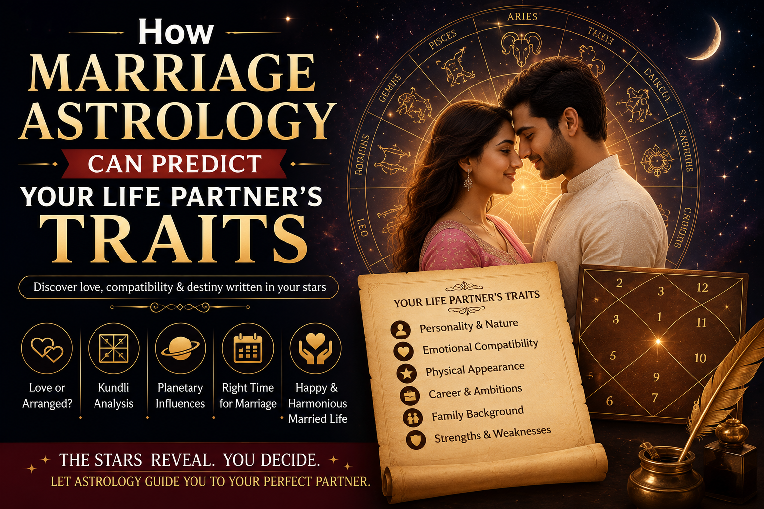 How Marriage Astrology Can Predict Your Life Partner’s Traits