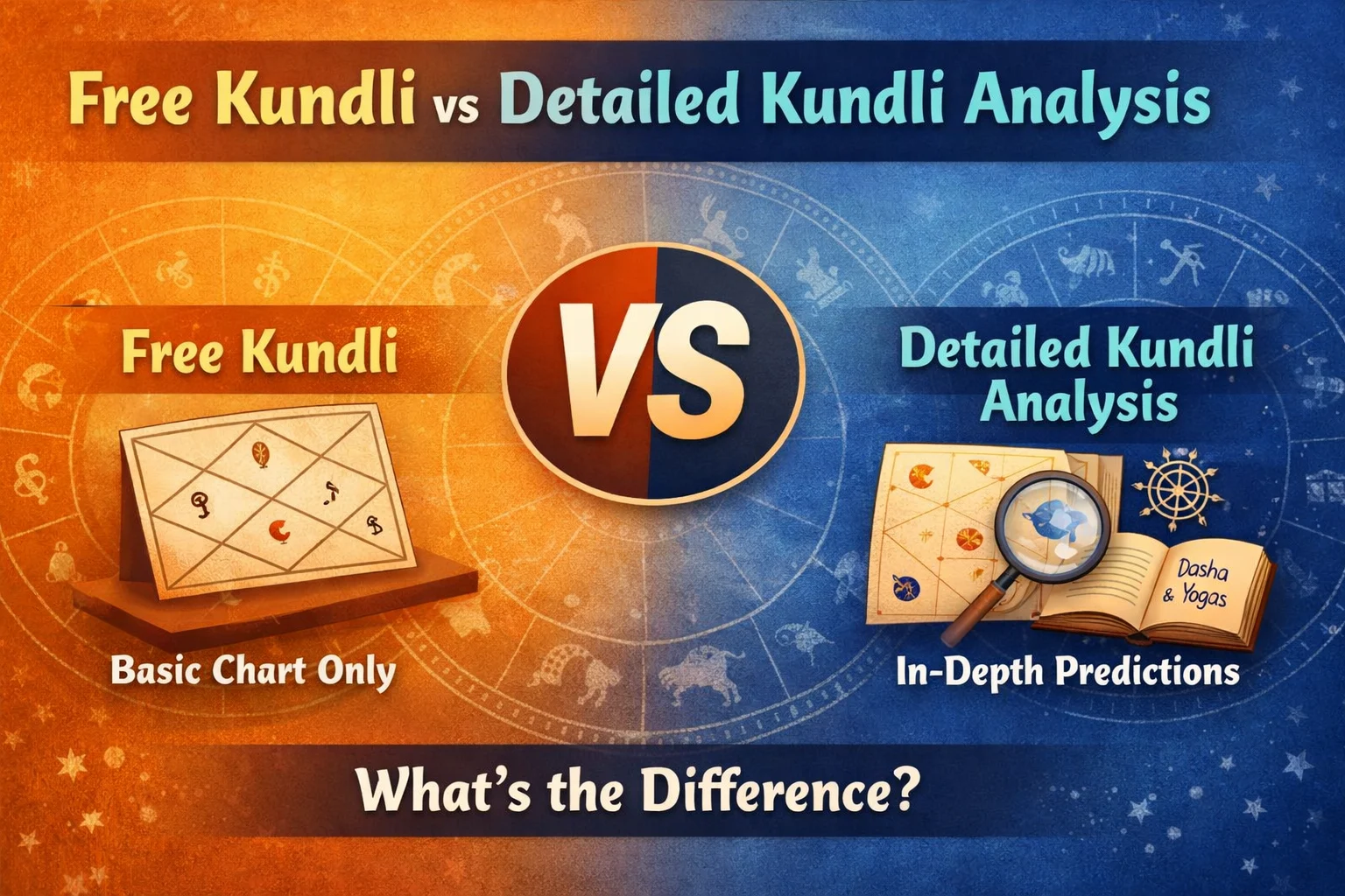 Free Kundli vs Detailed Kundli Analysis