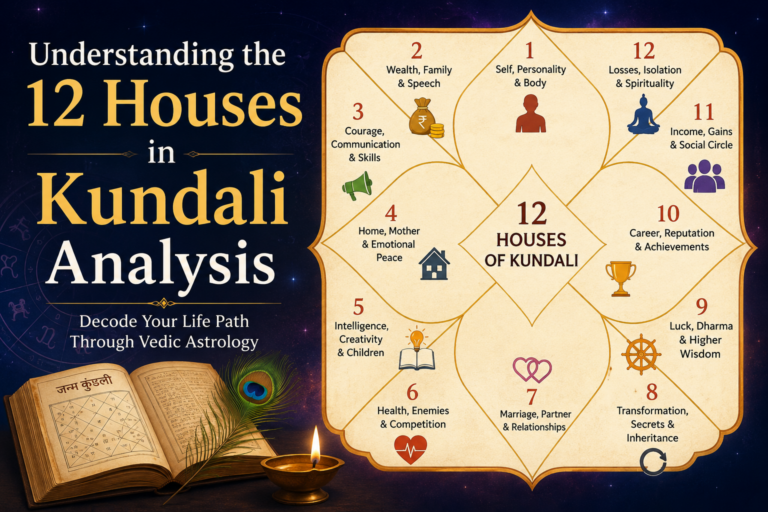 Understanding the 12 Houses in Kundali Analysis