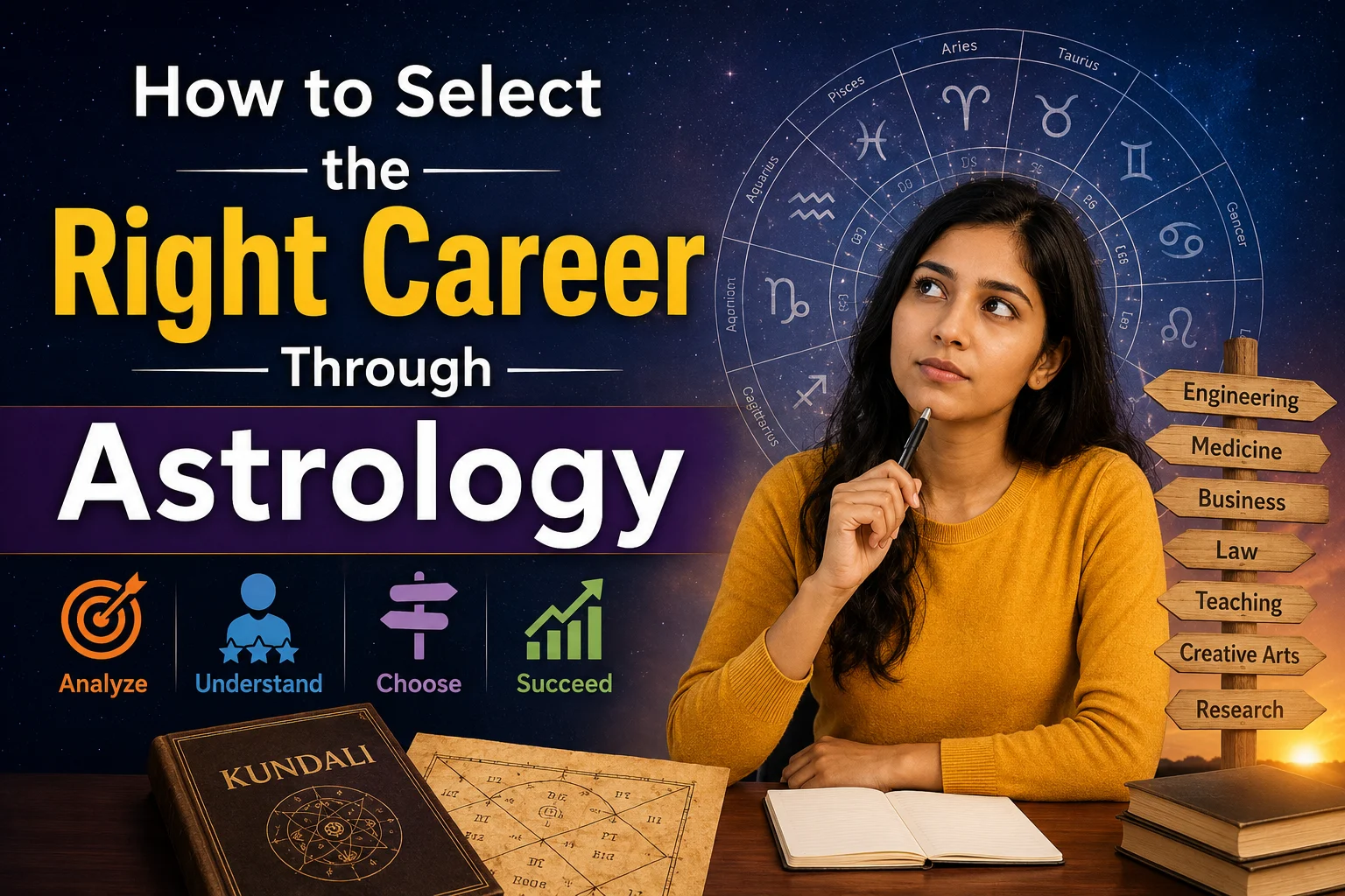 How to Select the Right Career Through Astrology