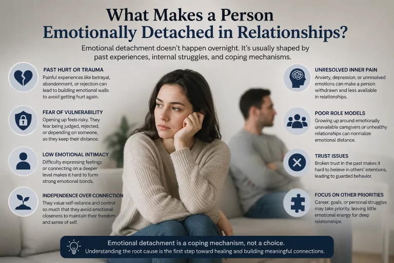 What Makes a Person Emotionally Detached in Relationships?