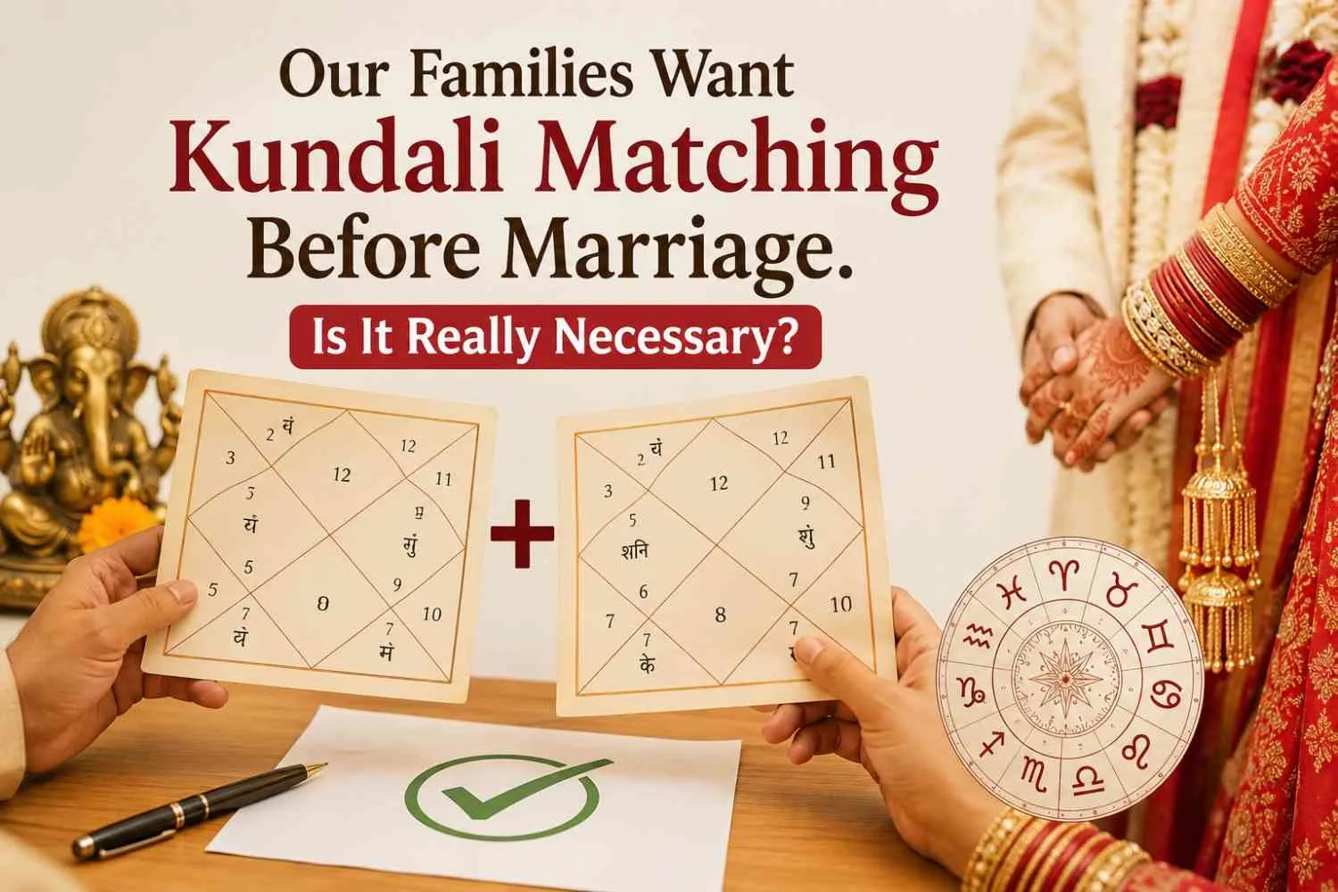 Our Families Want Kundali Matching Before Marriage. Is It Really Necessary?