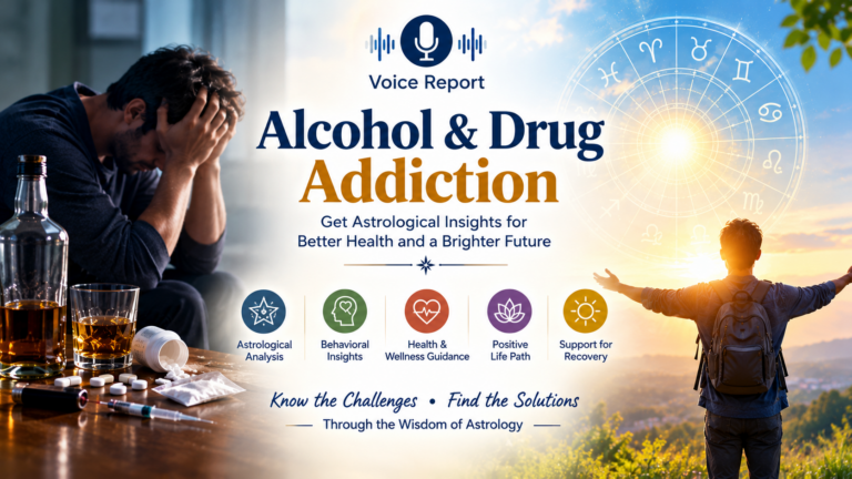 Order Voice Report for Alcohol or Drug Addiction Today