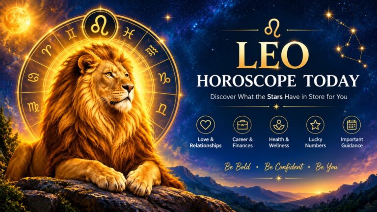 Leo Horoscope Today: Love, Career, Money & Health Predictions